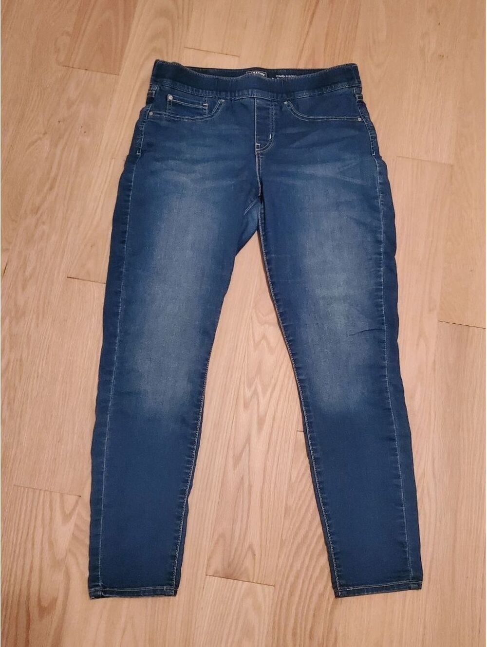Levi's Signature Pull-On Skinny Jeans - Blue/Navy, Size 10M W30 L30